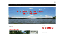 Desktop Screenshot of goldstarrealtyandauction.com